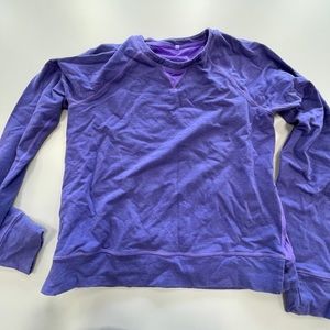 Lululemon crew neck sweatshirt lightweight back panel